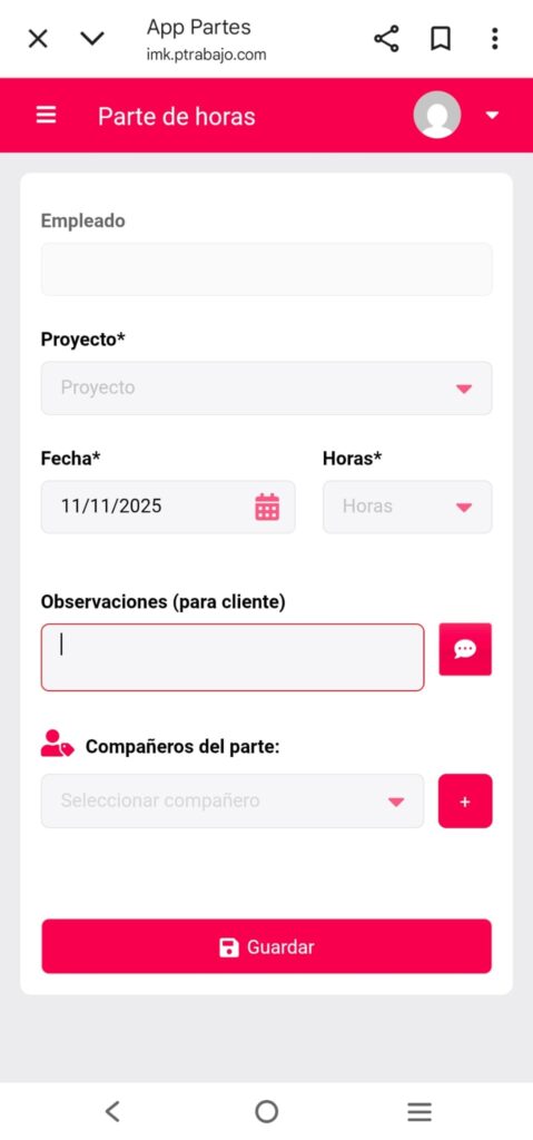 5 Partes de trabajo observaciones 479x1024 - App partes de trabajo