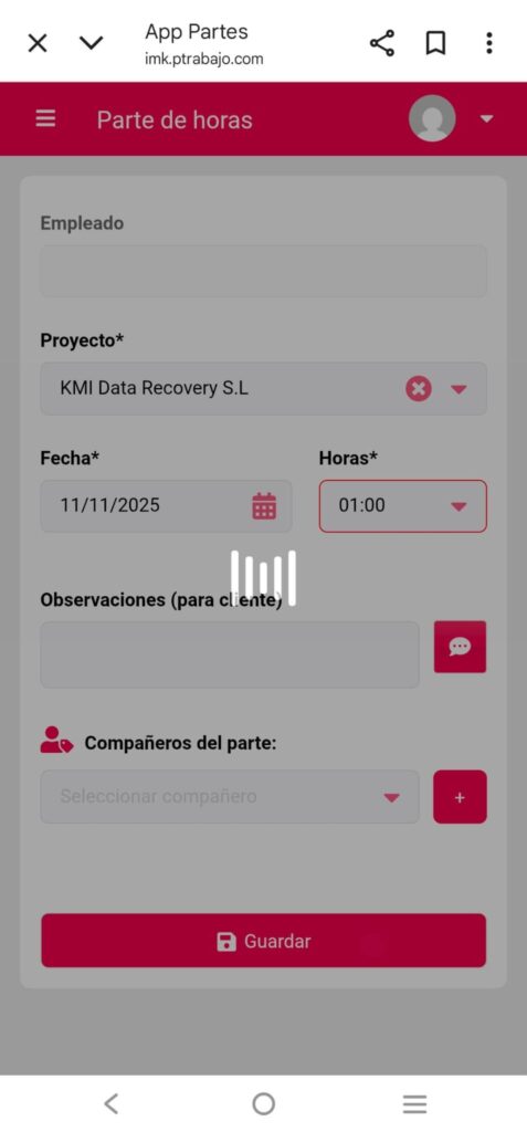 6 Partes de trabajo guardar  477x1024 - App partes de trabajo