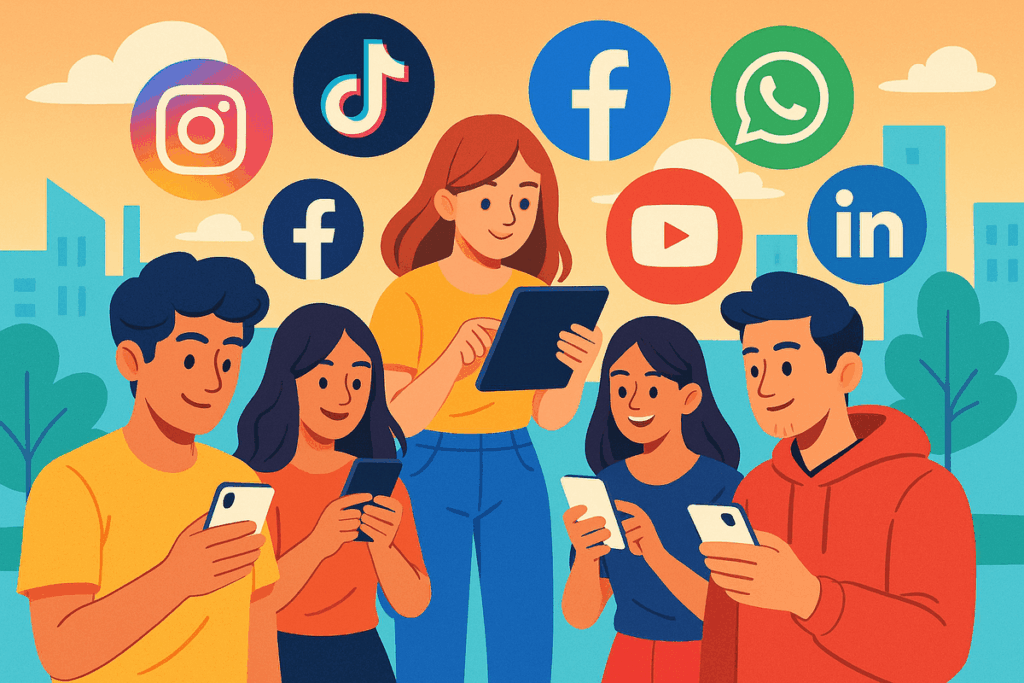 Redes sociales populares de España