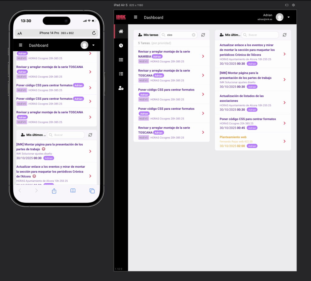 app partes de trabajo